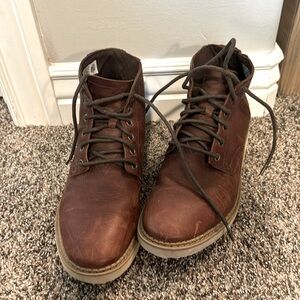 TOM'S: Water Resistant Dark Brown Leather
Men's Porter Boots